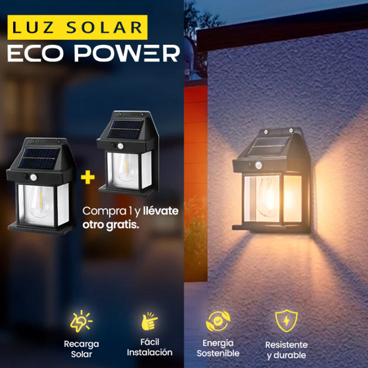 Luz Solar EcoPower | Paga 1 y lleva 2